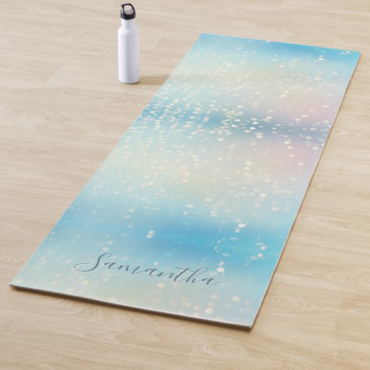 Blauwe Shimmer Yoga Mat (In situ)