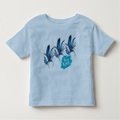 Blauwe shirten kinder shirts (Voorkant)