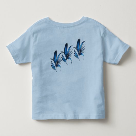blauwe shirts (Achterkant)