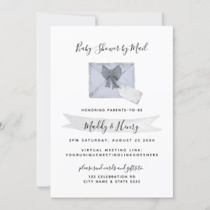 Blauwe Shower per Mail Virtuele lange afstand Kaart