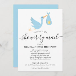 Blauwe Shower Per Post Op Lange Afstand Strooi Kaart