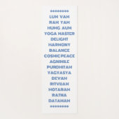 BLAUWE SHRI YOGA MAT (Achterkant)