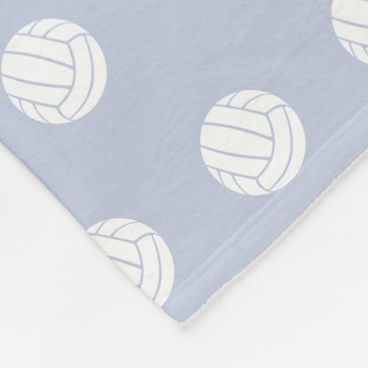 blauwe sinaasappel De volleybalrechtbank is mijn g Fleece Deken (Hoek)