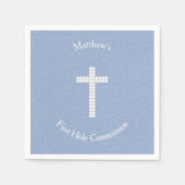 Blauwe sinaasappelen servetten (Voorkant)