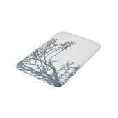 Blauwe Single Tree Boho Badmat (Gekanteld)