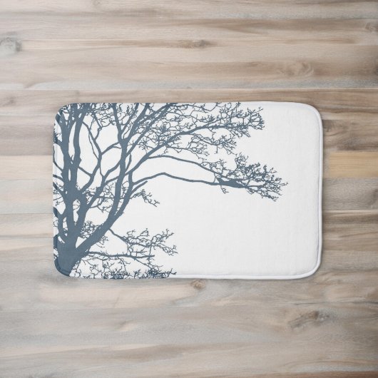 Blauwe Single Tree Boho Badmat