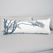 Blauwe Single Tree Boho Lichaamskussen