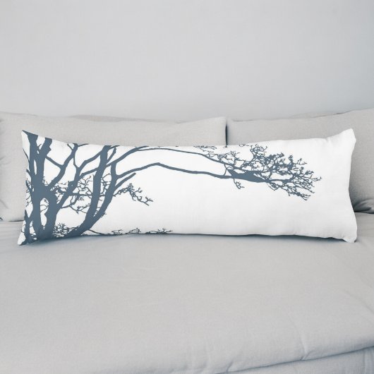 Blauwe Single Tree Boho Lichaamskussen