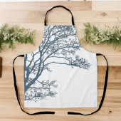 Blauwe Single Tree Boho Schort