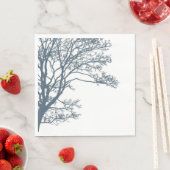 Blauwe Single Tree Boho Servet (Insitu)