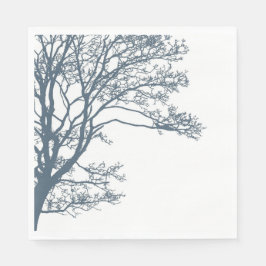 Blauwe Single Tree Boho Servet