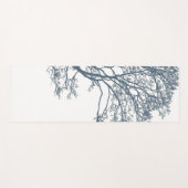 Blauwe Single Tree Boho Yogamat (Voorkant (horizontaal))