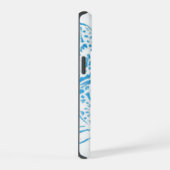 blauwe sjabloon kat iPhone 15 case (Rechterkant)