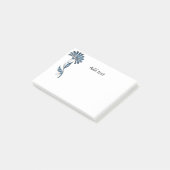 blauwe Sjabloon van de ventilator Post-it® Notes (Schuin)