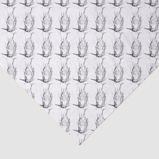 Blauwe sjabloon van het schetsweefsel tissuepapier (Detail)