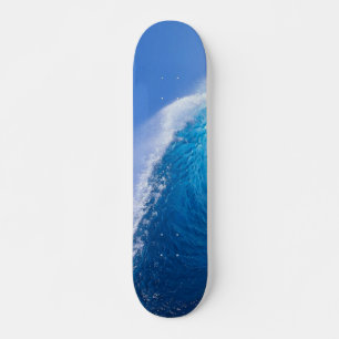 Blauwe skateboard