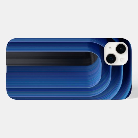 Blauwe Skeet iPhone / iPad hoesje (Achterkant (horizontaal))