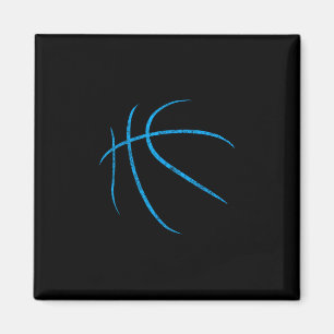 Blauwe Sketll Ll Minimalistische Sporten Magneet