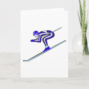 Blauwe Ski snel Kaart