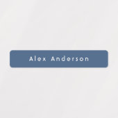 Blauwe Skinny-etiketten van kleefstoffen voor wate Labels (Design 1)