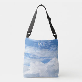 BLAUWE SKY CLOUDS FOTO CROSSBODY BAG CROSSBODY TAS