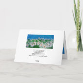 BLAUWE SKY EN DAISIES KAART (Achterkant)