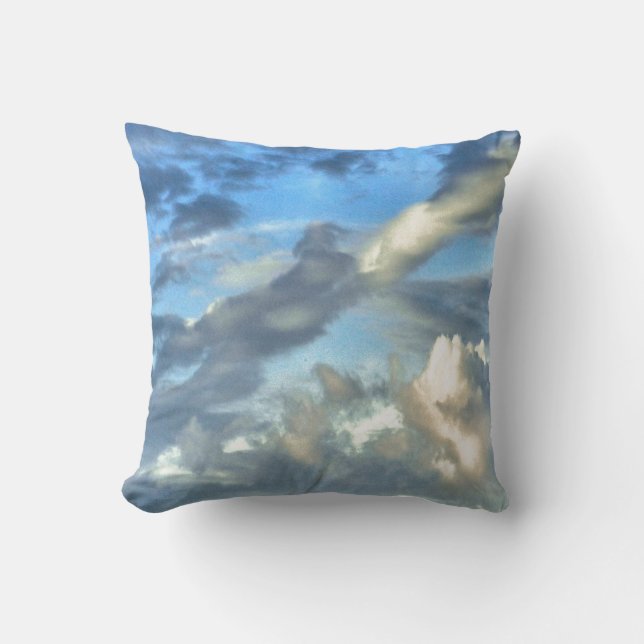 BLAUWE SKY MET DRAMATISCHE KLEMMEN: NATUUR FOTOGRA KUSSEN (Voorkant)