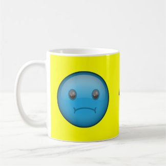 Blauwe sla koffiemok