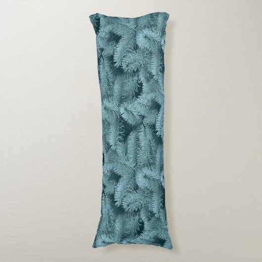 Blauwe sla lichaamskussen (Voorkant Verticaal)