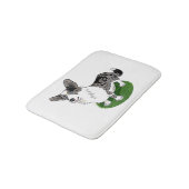 Blauwe sla / pet. badmat (Gekanteld)