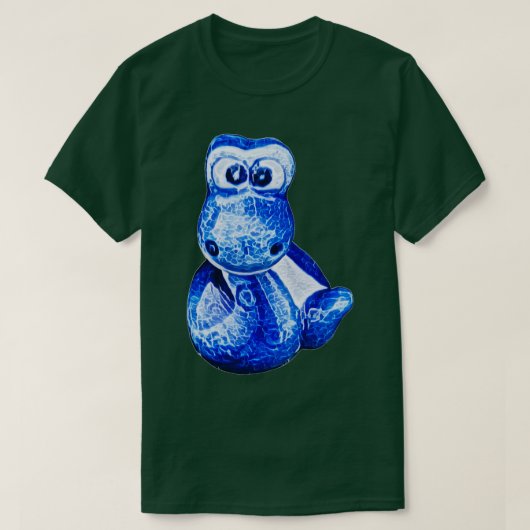 Blauwe slang 3 t-shirt (Design voorkant)