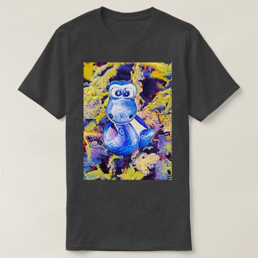 Blauwe slang 4 t-shirt (Design voorkant)