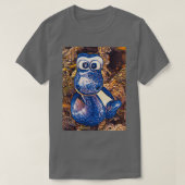 Blauwe slang 8 t-shirt (Design voorkant)