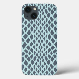 Blauwe slang afdrukken Case-Mate iPhone case