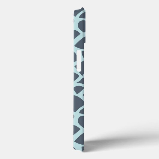 Blauwe slang afdrukken Case-Mate iPhone case (Achterkant / Rechts)