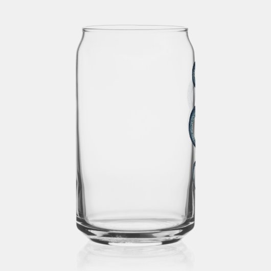  blauwe slang blikvorm glas (Rechts)