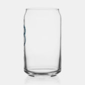  blauwe slang blikvorm glas (Links)