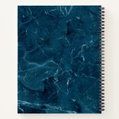 blauwe slang en marmer notitieboek (Achterkant)