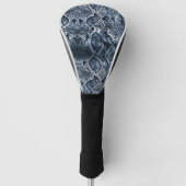 Blauwe slang golfheadcover (Voorkant)