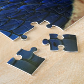 Blauwe slang legpuzzel (Zijkant)