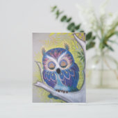  blauwe sleepooi briefkaart (Staand voorkant)