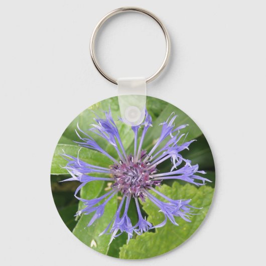 Blauwe Sleutelhanger van Cornflower (Voorkant)
