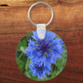 Blauwe Sleutelhanger van Cornflower (Voorkant)