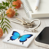 Blauwe Sleutelhanger voor ulysses Butterfly (Voorkant Rechts)