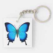 Blauwe Sleutelhanger voor ulysses Butterfly (Achterkant)