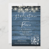 Blauwe Slingerlichten Metselarenpotten Script Afst Kaart (Voorkant)