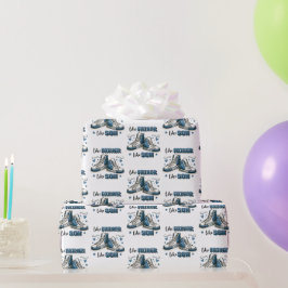 Blauwe Sneakers als vader, als zoon Cadeaupapier