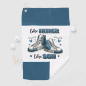 Blauwe Sneakers als vader, als zoon Golfhanddoek (Insitu)