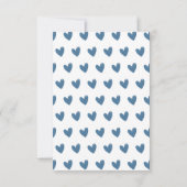 Blauwe Sneakers als vader, als zoon Notitiekaartje (Achterkant)