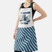 Blauwe Sneakers als vader, als zoon Schort (Insitu)